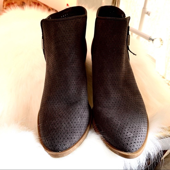 SAM EDELMAN CIRCUS BROWN ZIPPERED BOOTIES SIZE 8.5 - Picture 4 of 16